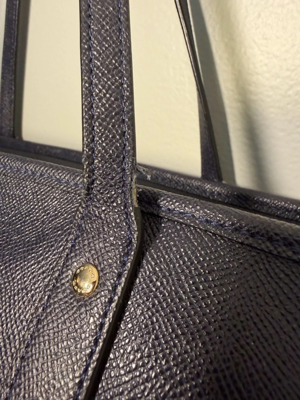 Coach Navy City Tote